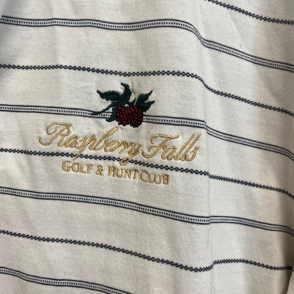 Ralph Lauren Golf Shirt Raspberry Falls Golf And Hunt Club Med  Vintage - Picture 4 of 5